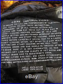 Mountain Hardwear 0° Phantom Sleeping Bag (Black Gray) REGULAR LENGTH