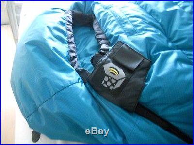 Mountain Hardwear 15 SMALL Goose Down Waterproof Sleeping Bag hardware hard wear