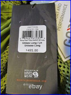 Mountain Hardwear Bishop Pass Gore-tex 0F/-18C 650 Down Long/Reg WindStopper