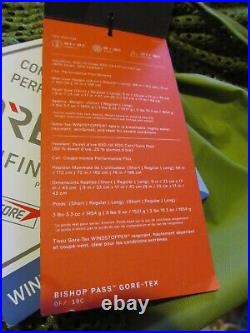 Mountain Hardwear Bishop Pass Gore-tex 0F/-18C 650 Down Long/Reg WindStopper