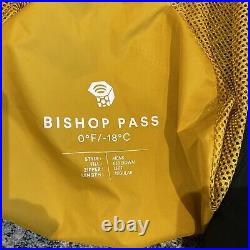 Mountain Hardwear Bishop Pass Sleeping Bag 0F/-18C 650 Down Reg. LH Zip NWT