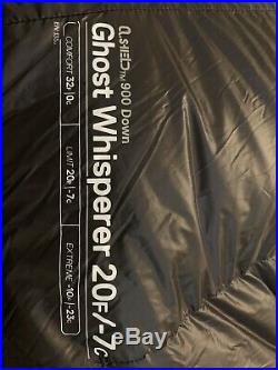 Mountain Hardwear Ghost Whisperer 900 fill 20F Long Sleeping Bag