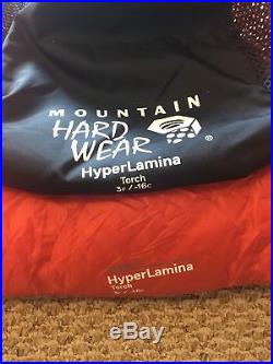 Mountain Hardwear HyperLamina Torch 0 Sleeping Bag Flame Regular Length