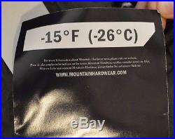 Mountain Hardwear Lamina -15 Thermic Micro Sleeping Bag Left Hand Zip Tiger Long