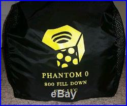Mountain Hardwear Phantom 0°F Degree Sleeping Bag (800 fill Down) 4 SeasonSALE