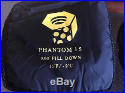 Mountain Hardwear Phantom 15 Sleeping Bag 800 Fill Down Black