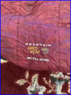 Mountain Hardwear Phantom 32 Down 800 Fill Sleeping Bag EUC Regular Length