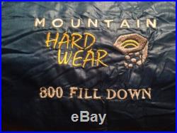 Mountain Hardwear Phantom 32 sleeping bag 800 down ultralight 6'6 Long LH zip