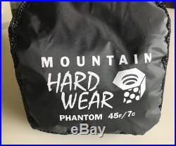 Mountain Hardwear Phantom 45°F / 7°C 800 Fill Down Sleeping Bag Long Retail $399