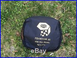 Mountain Hardwear Phantom 45 slepping bag Long