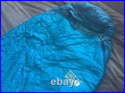 Mountain Hardwear Shasta 15 Sleeping Bag, Vinson Blue, Size Long Left Zip