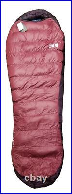 Mountain Hardwear Women's Bishop Pass W 0F/-18C Sleeping Bag Dark Rosewood NWT