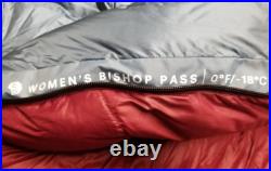 Mountain Hardwear Women's Bishop Pass W 0F/-18C Sleeping Bag Dark Rosewood NWT