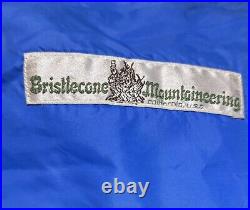 Mountaineering Bristlecone Vintage sleeping bag RARE Warm Made USA