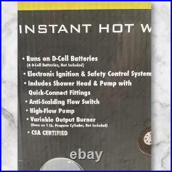 Mr. Heater BOSS-XB13 Basecamp Battery Operated Shower System New Unused
