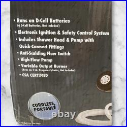 Mr. Heater BOSS-XB13 Basecamp Battery Operated Shower System New Unused