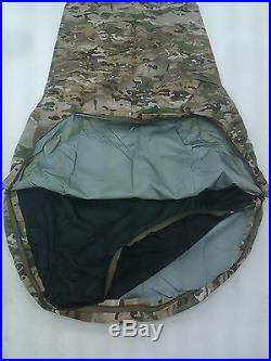 Multicam Bivvy Bag Large 3 Layer Fabric With Zip Mozzie Net 230x105x80cm