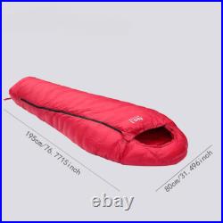 Mummy Sleeping Bag 1100g White Duck Down for Adult Backpacking Camping Hiking