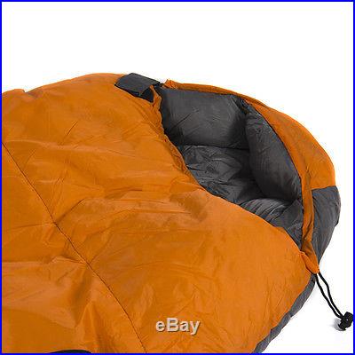 Mummy Sleeping Bag 5F/-15C Camping Hiking With Carrying Case Brand New