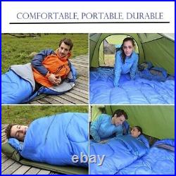 Mummy Sleeping Bag 7' Camping Backpacking Lightweight Comfortable 20F Blue