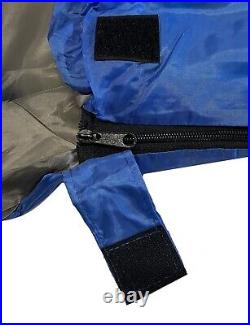Mummy Sleeping Bag 7' Camping Backpacking Lightweight Comfortable 20F Blue