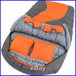 Mummy Sleeping Bag Ozark Trail 20F degree Cold Weather Double Wide for 2 People