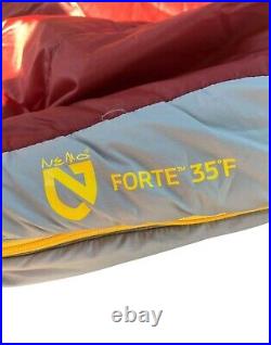 NEMO Forte Stratofiber 35 LONG Synthetic Sleeping Bag NEVER USED