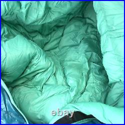 NEMO RAVE SLEEPING BAG With NIKWAX HYDROPHOBIC DOWN 15F (-9C) JADE/SEA GLASS, LONG