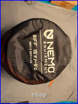 NEMO RIFF 15 MENS REGULAR Sleeping bag 800 down Backpacking