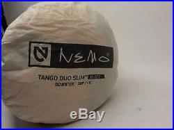 NEMO Tango Duo Slim Sleeping Bag 30 Degree Down with 2-Person Slipcover /26584/