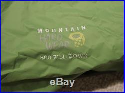 NEW $675 Mountain Hardwear Spectre 20 Sleeping Bag, REG LH, 800 Fill Down