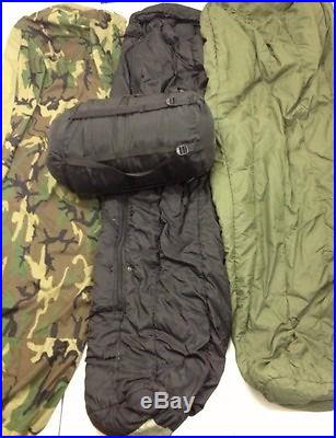 NEW GORE-TEX MODULAR SLEEPING BAG SLEEP SYSTEM 4 PIECE UP TO -40° FAST SHIP