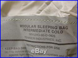 NEW IMSS 5pc Improved Modular Sleep System MSS USGI Sleeping Bag WithGore-Tex Bivy