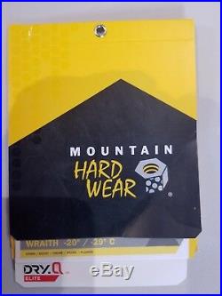 NEW! MOUNTAIN HARDWEAR WRAITH -20f / -29c DOWN SLEEPING BAG SIZE LONG