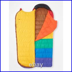 NEW Marmot Rainbow Yolla Bolly 30° Sleeping Bag Lightweight 650-fill down