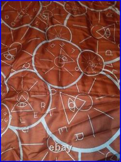 NEW Poler Napsack Reversible Sleeping Bag M Furry Orange & Brown Camp Vibes RARE