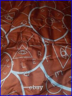 NEW Poler Napsack Reversible Sleeping Bag M Furry Orange & Brown Camp Vibes RARE