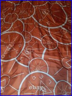 NEW Poler Napsack Reversible Sleeping Bag M Furry Orange & Brown Camp Vibes RARE