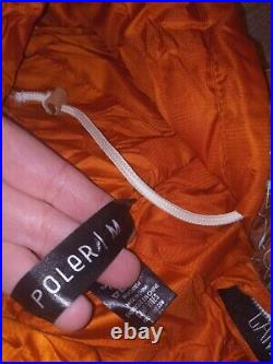 NEW Poler Napsack Reversible Sleeping Bag M Furry Orange & Brown Camp Vibes RARE
