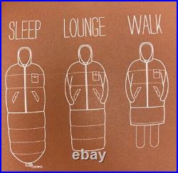 NEW Poler Napsack Reversible Sleeping Bag M SEE SEE Dirt Bike Camp Vibes RARE