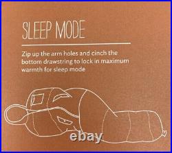 NEW Poler Napsack Reversible Sleeping Bag M SEE SEE Dirt Bike Camp Vibes RARE