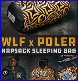 NEW Poler Napsack Reversible Sleeping Bag M WLF ENDURO Dirt Bike Camp Vibes RARE