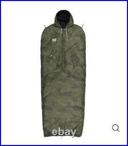 NEW Poler Napsack Reversible Sleeping Bag Suit M Furry Camo & Black Camp Vibes