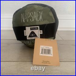 NEW Poler Napsack Reversible Sleeping Bag Suit M Furry Camo & Black Camp Vibes