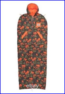 NEW Poler Napsack Reversible Sleeping Bag Suit M Orchid Floral Camp Vibes RARE