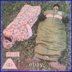 NEW Poler Napsack Reversible Sleeping Bag Suit M Orchid Floral Camp Vibes RARE