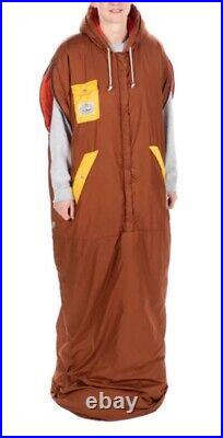 NEW Poler Napsack Reversible Sleeping Bag Suit S Sunset Orange Camp Vibes RARE