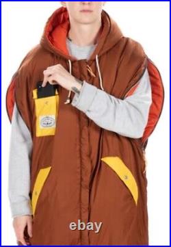 NEW Poler Napsack Reversible Sleeping Bag Suit S Sunset Orange Camp Vibes RARE