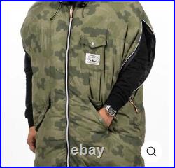 NEW Poler Napsack Sleeping Bag M CAMO ZONKER 600 Down Filled WARM Camp Vibes