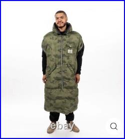 NEW Poler Napsack Sleeping Bag M CAMO ZONKER 600 Down Winter WARM! Camp Vibes
